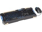 Tt eSPORTS Commander LED Gaming Keyboard and Mouse Combo Bundle Blue LED Model