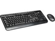 ADESSO WKB 1300UB Black RF Wireless Desktop Keyboard Scroll Mouse 2 Button