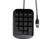 Targus AKP10US Black Gray Wired Numeric Keypad