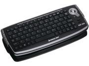 IOGEAR 2.4GHz Wireless Compact Keyboard with Optical Trackball and Scroll Wheel  GKM681RW4 Black RF Wireless Keyboard