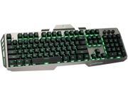 IOGEAR GKB704L BK Kaliber Gaming HVER Aluminum Gaming Keyboard Black Gray