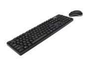 inland 70119 Black RF Wireless Mouse Keyboard Combo Set