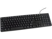 inland 70011 Black Wired Serial Keyboard
