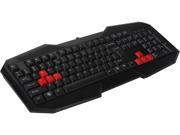 Orange KBCQ23RBK Standard USB Spill Resistant Gaming Keyboard