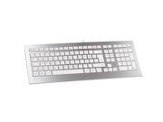 CHERRY STRAIT Corded Keyboard JK 0300 White Silver Keyboard