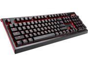 RAPOO VPRO V500L Mechanical Gaming Keyboard Red Switches Red LED Aluminum Frame 6FT Braided Cable wire