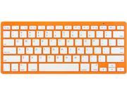 Rocksoul BK 101001OW Orange Bluetooth Wireless Keyboard for Apple Devices