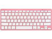 Rocksoul BK 101001PW Pink Bluetooth Wireless Keyboard for Apple Devices