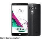 LG G4 H815 32GB Smartphone Unlocked Black Genuine Leather