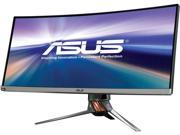 Asus ROG PG348Q Black 34 3440 x 1440 100 Hz Curved IPS G Sync 21 9 WQHD Gaming Monitor with Speakers Height and Swift Adjustable