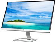 HP 23ER Frameless Silver White 23 IPS Widescreen LCD LED Monitors HDMI 1920 x 1080 60 Hz W Anti Glare Technicolor Color Certification with Easy Connectivit