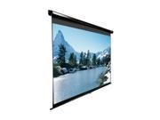 Elitescreens Manual Ceiling Wall Mount Manual Pull Down Projection Screen 100 16 9 AR MaxWhite M100UWH