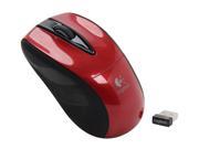 Logitech Wireless Mouse M525 Red Black