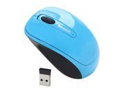 Microsoft L2 Mobile Mouse 3500 GMF 00273 Cyan Blue RF Wireless BlueTrack Mouse