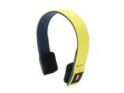 Bluetooth v2.1 EDR Stereo Headset with Microphone Yellow Black