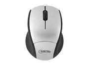 Digital Innovations 4230100 Silver Black RF Wireless Optical EasyGlide Travel Mouse