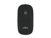 Manhattan 177658 Black Wired Optical Silhouette Mouse