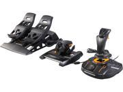 Thrustmaster T.16000M FCS Flight Pack Joystick Throttle and Rudder Pedals for PC