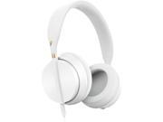 Plugged Inc. PCRWN15WR Crown Series Over the Ear Headphones with Mic White Rose