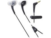 Audio Technica ATH SPORT2 SonicSport In ear Headphones Black