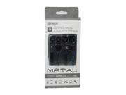 Sentry Black HM391 Metal Stereo Earbuds with Mic