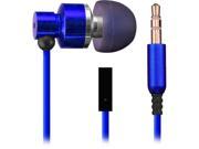 Sentry Blue HM392 Metal Stereo Earbuds with Mic
