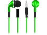 Sentry Green HO545 Micro Stereo Earbuds with Mic