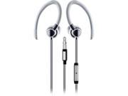 Sentry Black Grey HA400 Sport Earbuds with Mic and Case