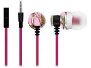 Sentry Black Pink HM910 Stealth Earbuds stereo camouflage in ear buds with microphone