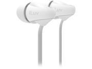 iLuv White ILVPEPPERMINWH Peppermintbk Peppermint Stereo Earbuds
