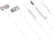 iLuv Pink METALFSPK Metal Forge In ear Earbuds with Microphone