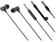 iLuv Silver METALFSSI Metal Forge In ear Earbuds with Microphone