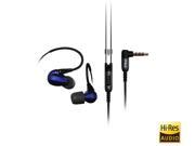 Nuforce Blue HEM4 Blue 3.5mm Connector Reference class Hi Res In ear Headphones with Balanced Armature Driver