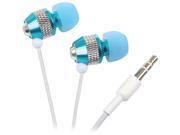 Rocksoul Blue ER 101081BC Supra aural Isolating Stereo Ear Phone for iPod iPhone MP3 PC