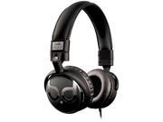 BellO BDH821BDCP Circumaural Black and Dark Chrome over the head Headphones with Track Control and Microphone