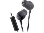 JVC Black HAFR37B Marshmallow Inner Ear With Microphone Remote