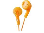 JVC Orange HA F160 D K Earbud Gumy Headphone Orange