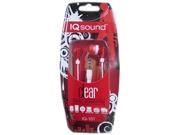 SuperSonic Red IQ 101RED Earbud Digital Stereo Earphone
