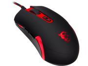 MSI Interceptor DS100 S12 0401130 EB5 Black Red Wired Laser Gaming Mouse