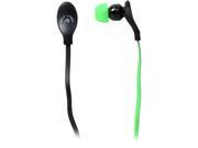 Fuji Labs Green AUFJ SQWMS203GR Sonique SQ203 Designer In Ear Headphones with In line Mic