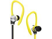 Fuji Labs Yellow AUFJ SQNTS306YE Sonique SQ306 Premium Titanium In Ear Headphones