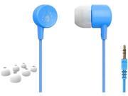 Fuji Labs Blue AUFJ SQWMS101BL Sonique SQ101 Designer In Ear Headphones with In line Mic