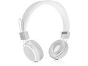 V7 White HS2000 35 WHT 9NC Circumaural lightweight stereo headset