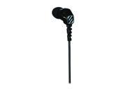 SCOSCHE Black HP200BK Noise Isolation Earbuds with slideLINE Remote Mic
