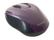 Verbatim 97666 Purple RF Wireless Optical Nano Notebook Mouse