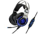 Accessory Power Enhance SCORIA PC Gaming Headset with USB 7.1 Virtual Surround Sound Adjustable Bass Vibration Settings 5 Color Adjustable LED Lighting In Li