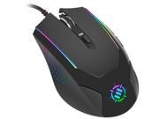 Enhance Voltaic Gaming Mouse 3500 dpi with Color Changing LED Lights High Performance Optical Sensor Ergonomic 6 Buttons Design Braided Cord for DOTA 2 Leau