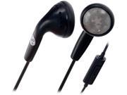 Moki Black ACCHPMCMB Stereo Earphones with In Line Mic Control Black
