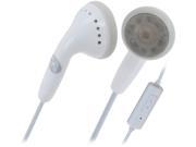 Moki White ACCHPMCMW Stereo Earphones with In Line Mic Control White