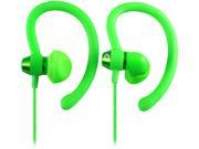 Moki Green ACCHPS90G 90 degree Sports Earphones Green